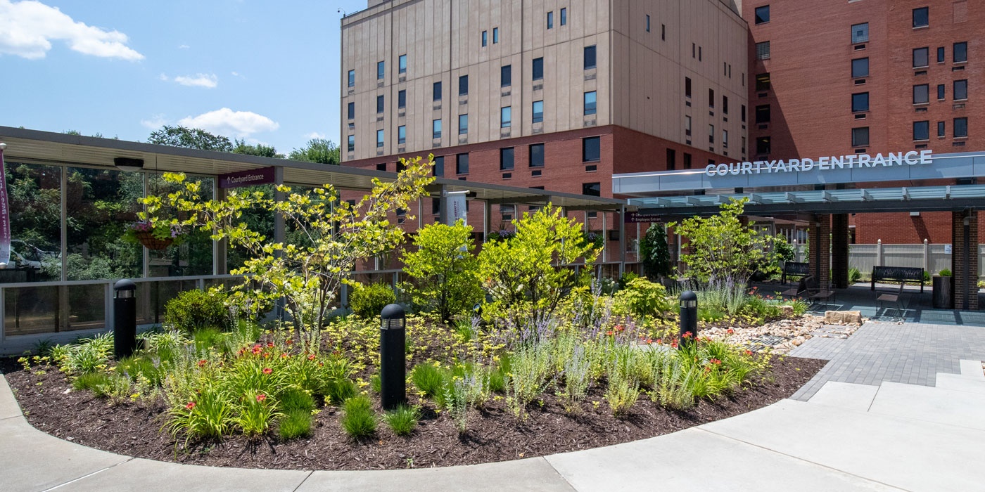 Our Work UPMC McKeesport Hospital Front Entrance