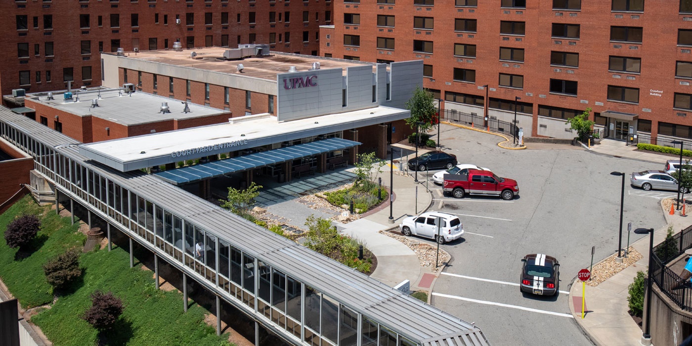 Our Work UPMC McKeesport Hospital Front Entrance